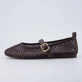 Gracie Mesh Mary Jane Flats