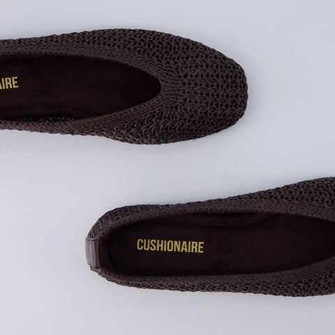 Gilt Woven Ballet Flats