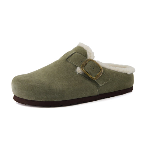 Haven Cozy Leather Clogs
