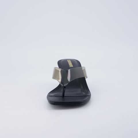 Mezzo Clear Strap Kitten Heels