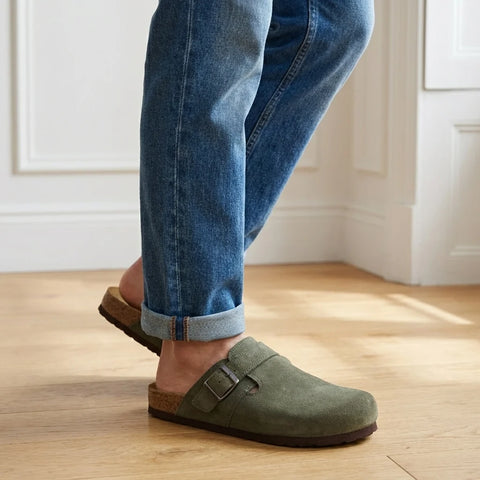 Hugo Genuine Suede Clogs