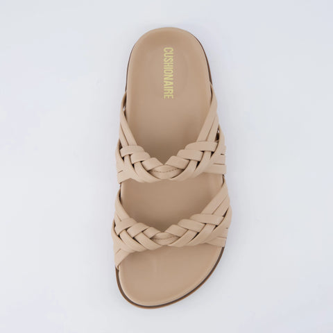 Lens Braided Strap Sandals