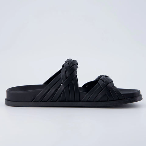 Lens Braided Strap Sandals