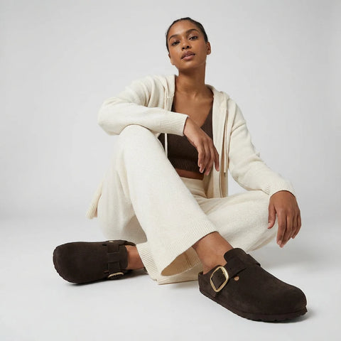 Rusty Leather Clogs