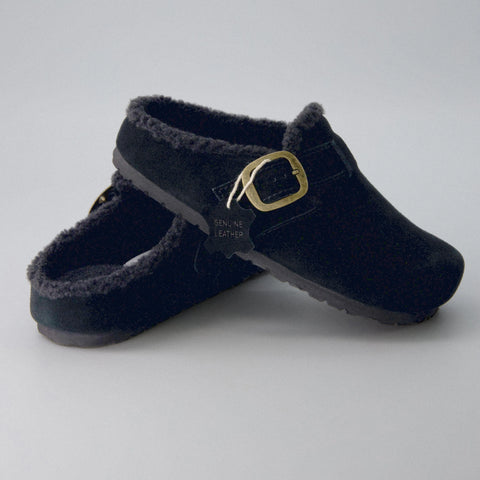 Haven Cozy Leather Clogs