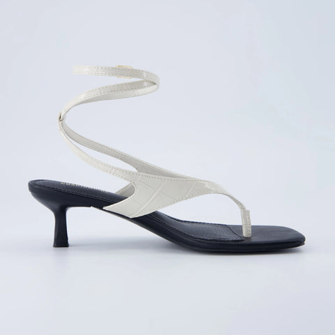 Martini Strappy Kitten Heel Sandal